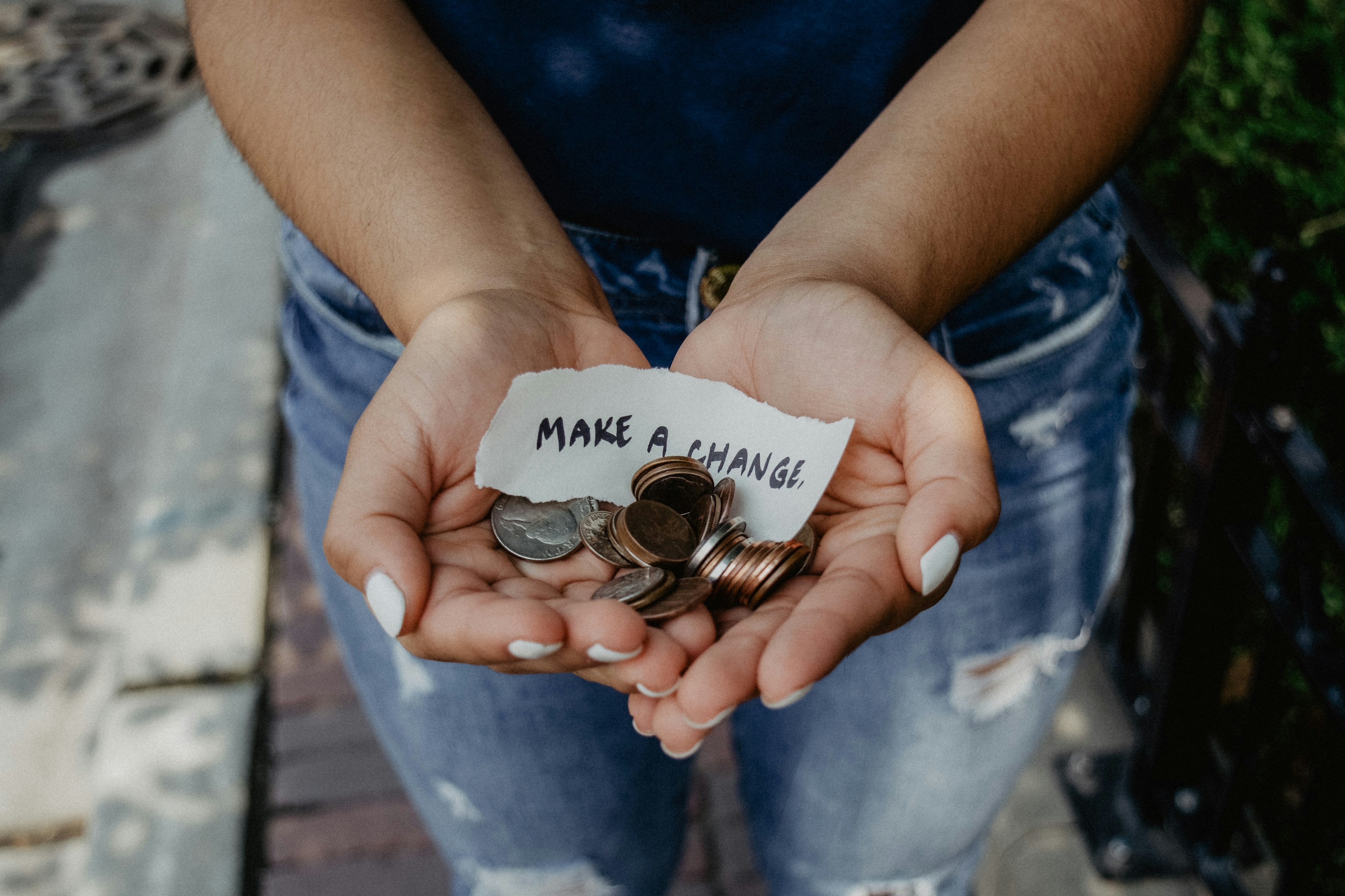 roundup.org: donor with small change